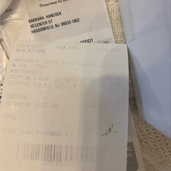 Simone Rocha Pink Sandals with Lace-Up Design and Clear Block Heel - Picture 5 of 9